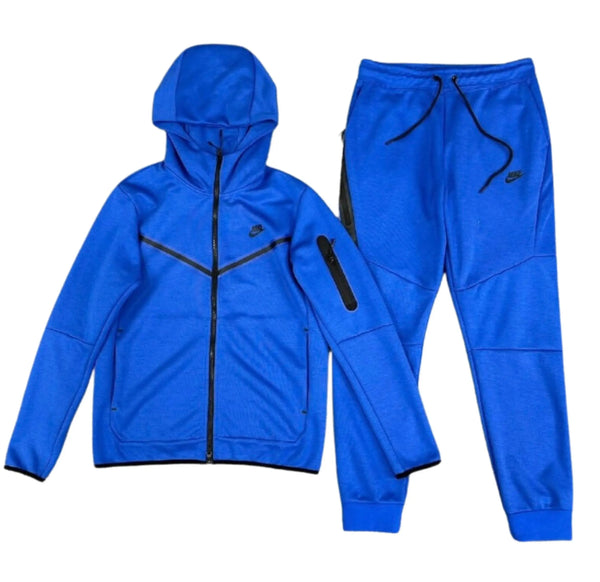 Conjunto NIKE TECH Fleece “Azul” Algodon Real