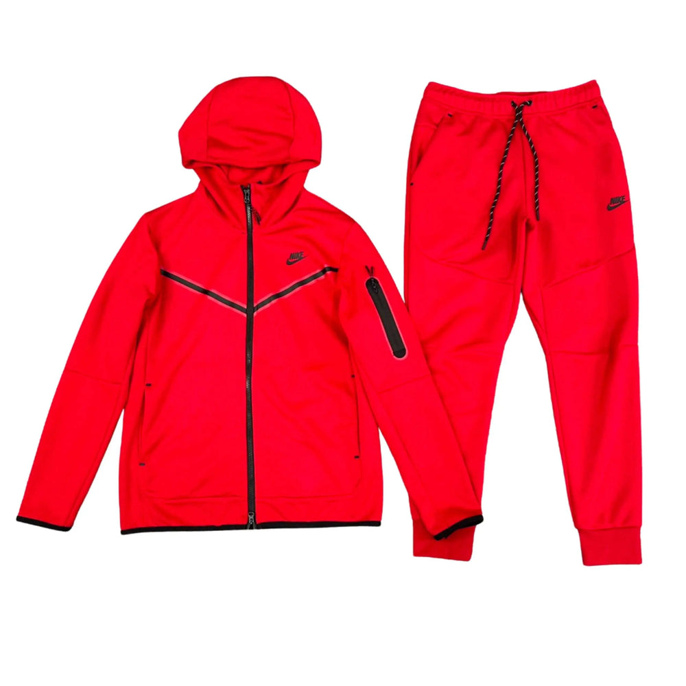 Conjunto NIKE TECH Fleece “Rojo” Algodón Real