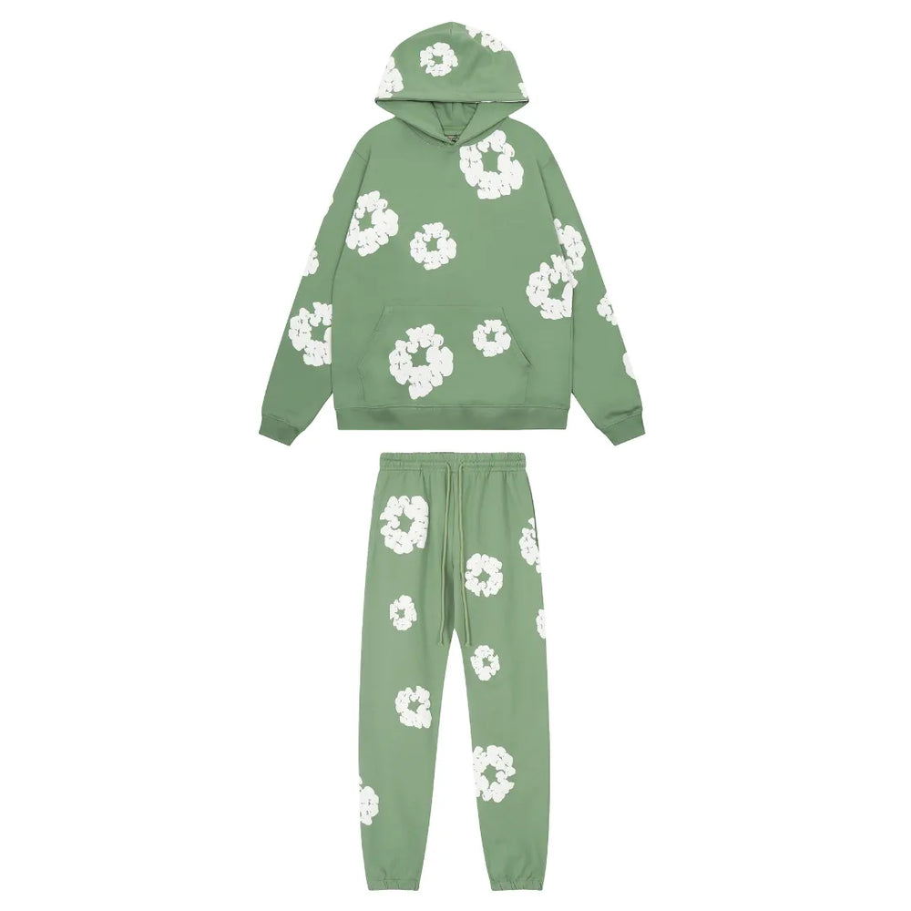 Denim Trs Green Tracksuit