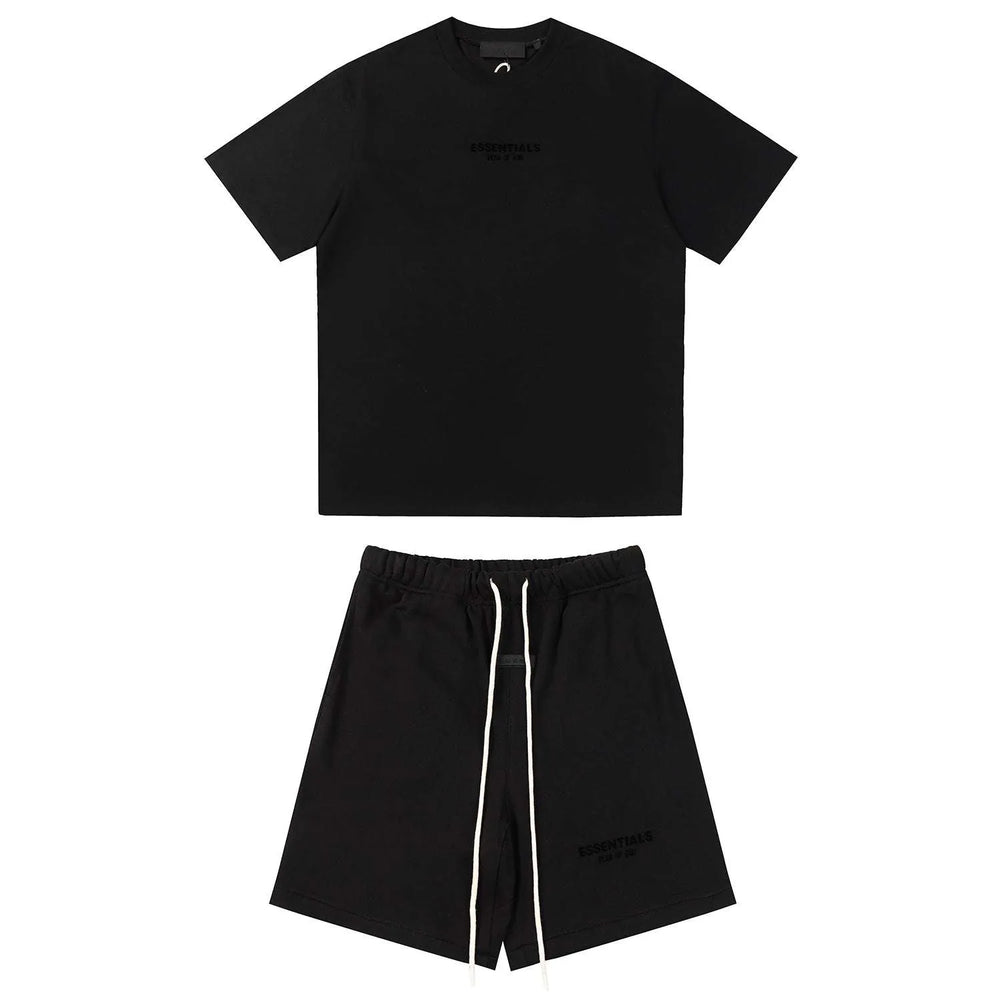 Essentials Black Tracksuit