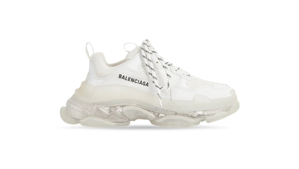 Men’s Triple S Clear Sole Sneaker in White
