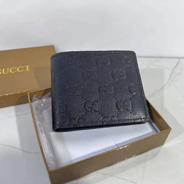 Wallet Gucci Black Embossed Leather GC121